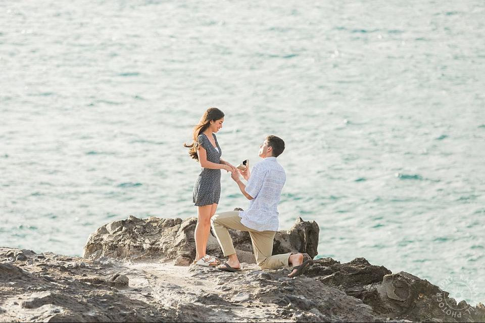 Maui Proposal Cliffside